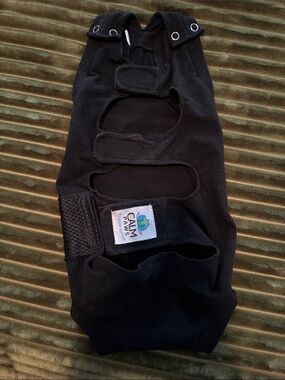 Calm Paws Black Dog Anxiety/Surgery Vest